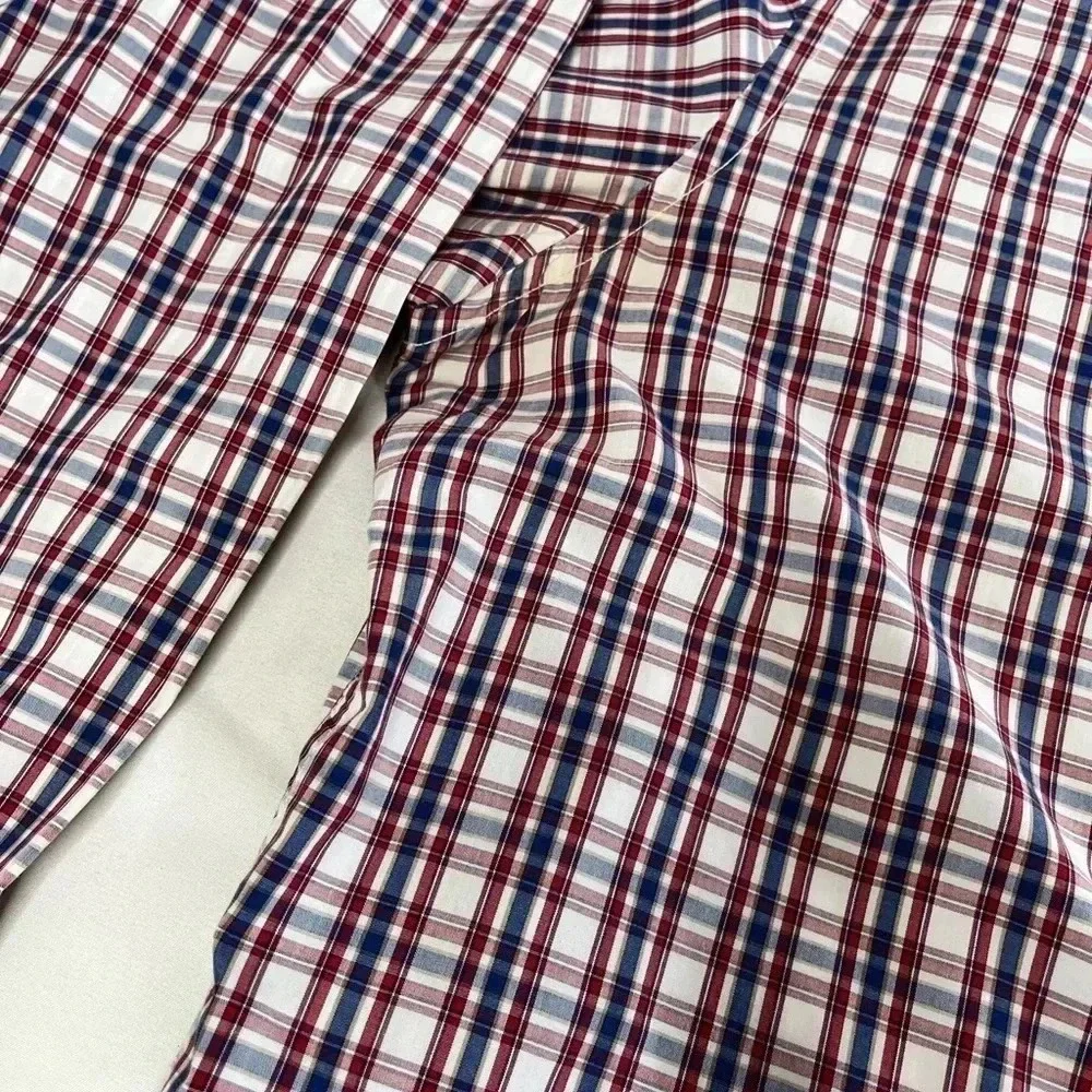 Banana Republic Shirt Mens Basic soft wash slim fit Checker